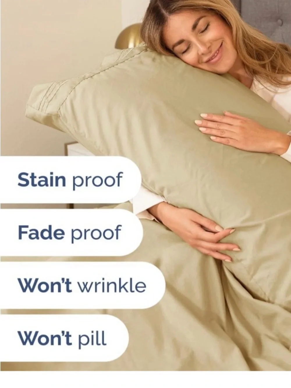 King Set - Luxury Soft Beige Sheet Set -